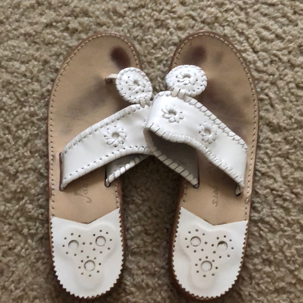 white size 7 jack rogers